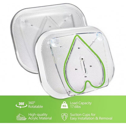 360 Degree Rotating Tray For Refrigerator Storage Box